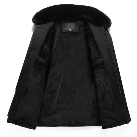 Mid-age Mens Lambswool Jacket