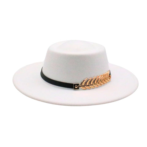 Retro AutumnWinter Wide-Brimmed Wool Jazz Hat